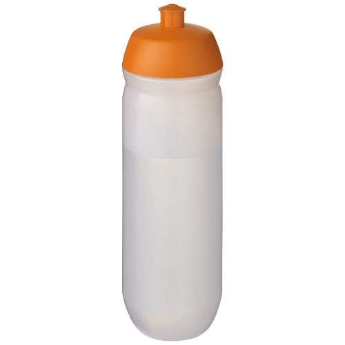 Bouteille de sport publicitaire 750 ml HydroFlex™ Clear Orange givré